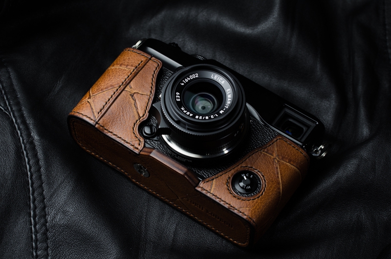 X-pro1用速写ケースアキャブコニャック 【鳥井工房】カメラの速写