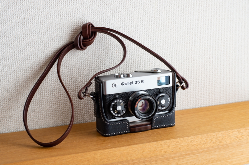 ★美品★ローライ Rollei 35S GERMANY製専用ケース付き#1820 ローライ35用速写ケース